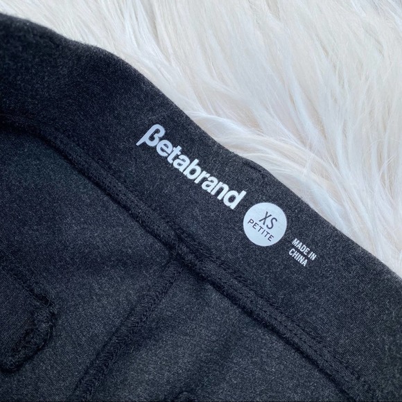 Betabrand Classic Dress Pant Yoga Bootcut Gray XS petite - Picture 3 of 5